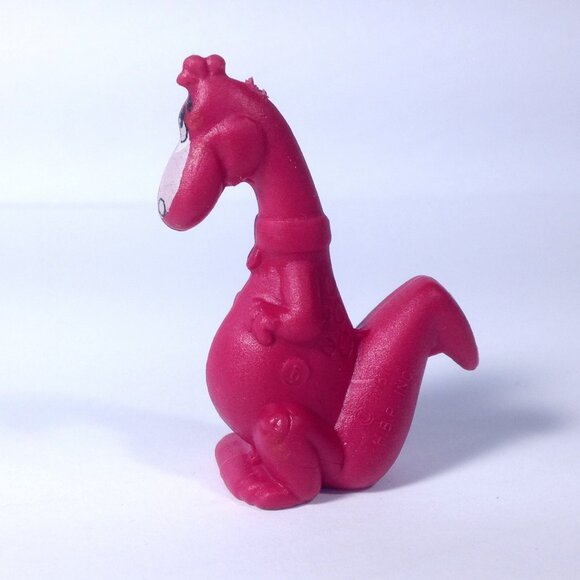 Vintage Flintstones Small Dino Rubber Toy Cereal Prize Hanna Barbera 1987 2 inch - Picture 5 of 9